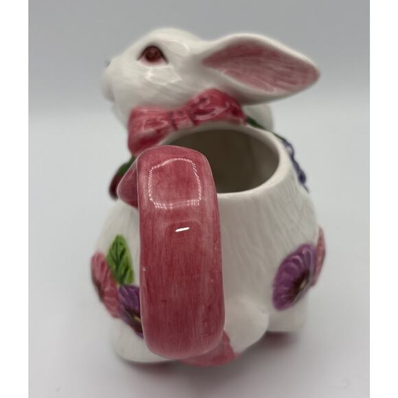 Ceramic Spring Rabbit Creamer Easter Table Decor - Picture 6 of 11